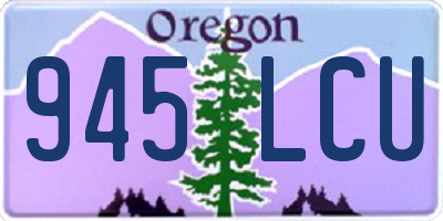 OR license plate 945LCU