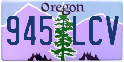 OR license plate 945LCV