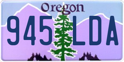 OR license plate 945LDA