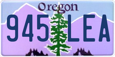 OR license plate 945LEA