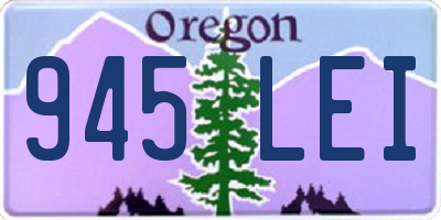 OR license plate 945LEI