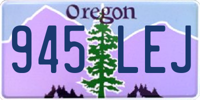 OR license plate 945LEJ