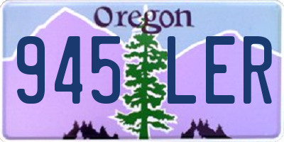 OR license plate 945LER