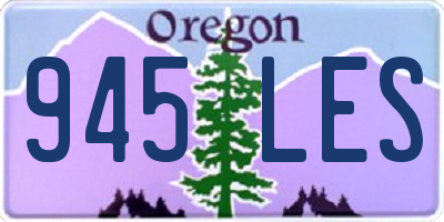 OR license plate 945LES