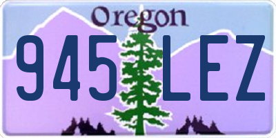 OR license plate 945LEZ
