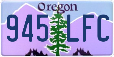 OR license plate 945LFC