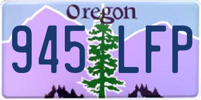 OR license plate 945LFP