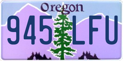 OR license plate 945LFU