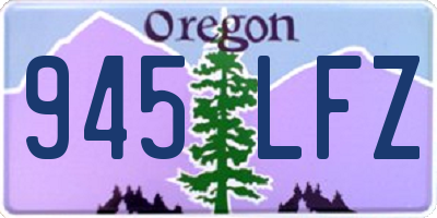 OR license plate 945LFZ