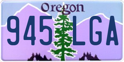 OR license plate 945LGA