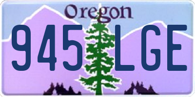 OR license plate 945LGE