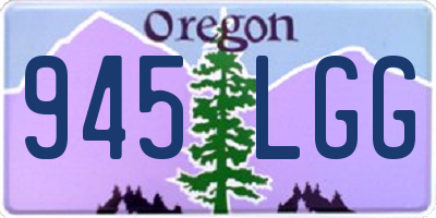 OR license plate 945LGG