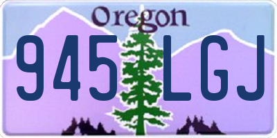 OR license plate 945LGJ