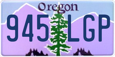 OR license plate 945LGP