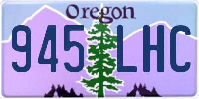 OR license plate 945LHC
