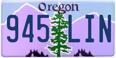 OR license plate 945LIN