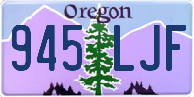 OR license plate 945LJF