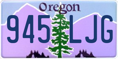 OR license plate 945LJG