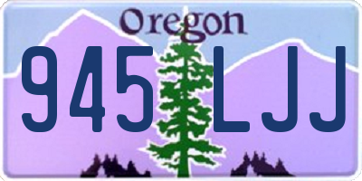 OR license plate 945LJJ