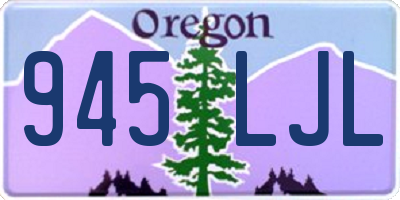 OR license plate 945LJL