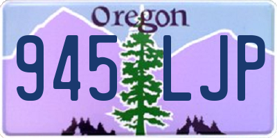 OR license plate 945LJP