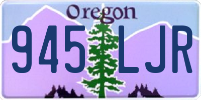 OR license plate 945LJR
