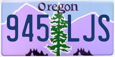 OR license plate 945LJS