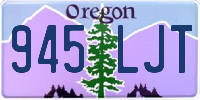 OR license plate 945LJT