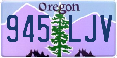 OR license plate 945LJV