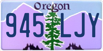 OR license plate 945LJY