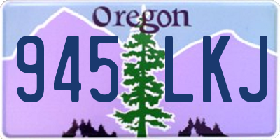 OR license plate 945LKJ
