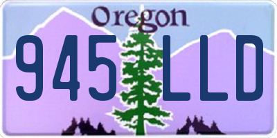 OR license plate 945LLD