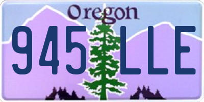 OR license plate 945LLE