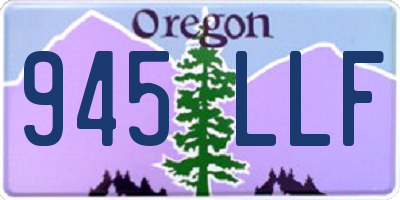 OR license plate 945LLF
