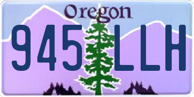 OR license plate 945LLH