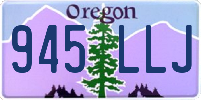 OR license plate 945LLJ