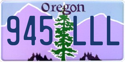 OR license plate 945LLL