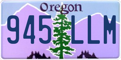OR license plate 945LLM