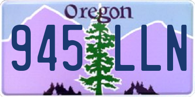 OR license plate 945LLN
