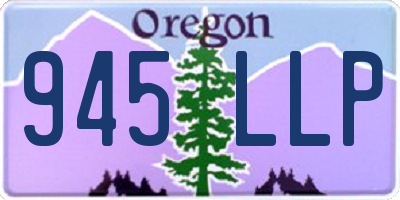 OR license plate 945LLP