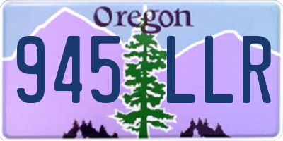 OR license plate 945LLR