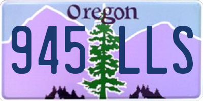 OR license plate 945LLS