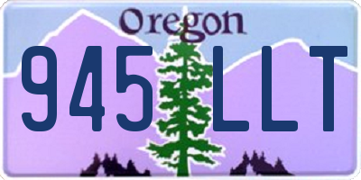 OR license plate 945LLT