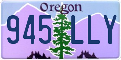 OR license plate 945LLY
