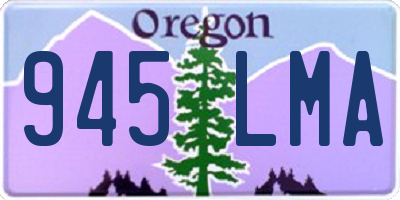OR license plate 945LMA