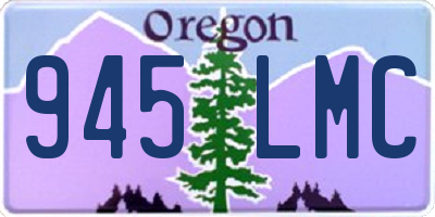 OR license plate 945LMC