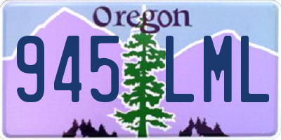 OR license plate 945LML