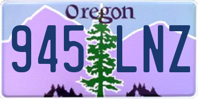 OR license plate 945LNZ