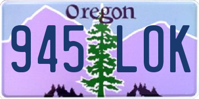 OR license plate 945LOK