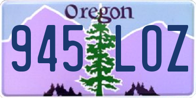 OR license plate 945LOZ
